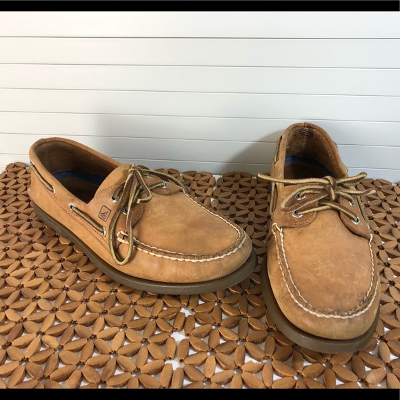 SPERRY Men's Authentic Leather 2 Eye Boat Shoes SPERRY Men's Authentic Leather 2 Eye Boat Shoes
